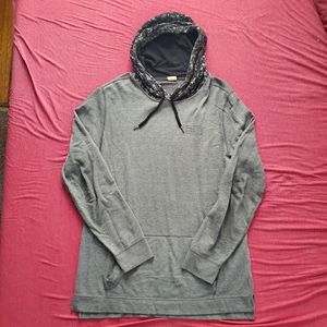 Grey & Black drawstring hoodie